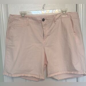 Old Navy Pale Pink Cotton Bermuda Shorts